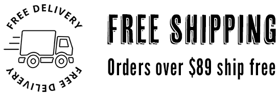 Free shipping on orders over $89